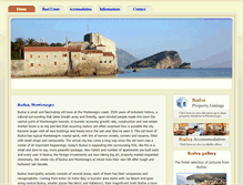 Tablet Screenshot of budvamontenegro.com